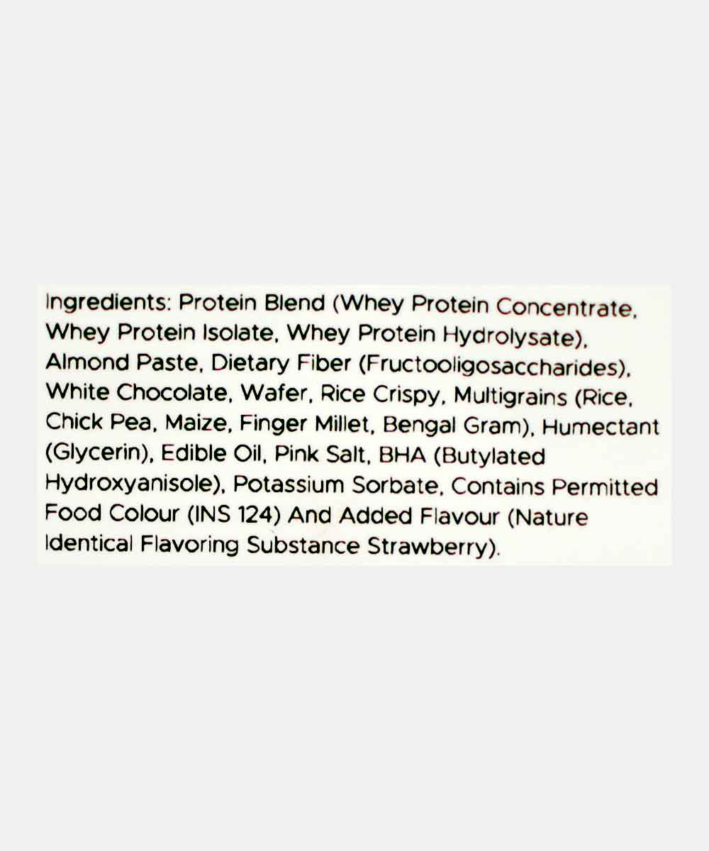 Avolt Strawberry Shortcake Protein Wafer Bar 50 Gm