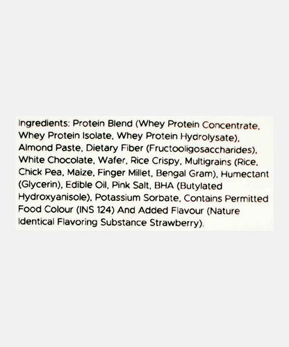 Avolt Strawberry Shortcake Protein Wafer Bar 50 Gm