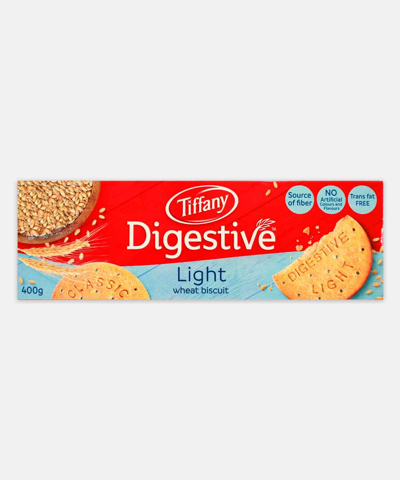 TIFFANY DIGESTIVE LIGHT WHEAT BISCUIT 400 GM