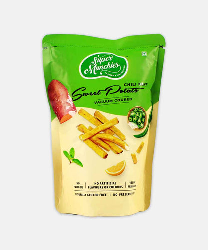 Super Munchies Sweet Potato Chili Mint Vacuum Cooked 55 Gm