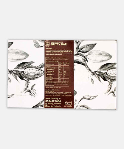 Bon Bay Dark Chocolate Nutty Bar 110 Gm