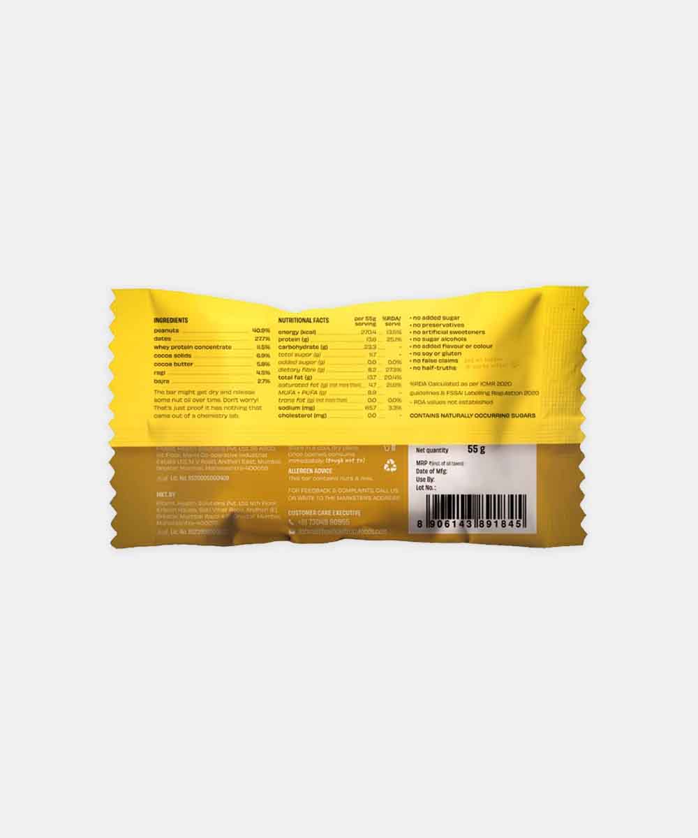 The Whole Truth Peanut Millet Cocoa Chocolate 55 Gm