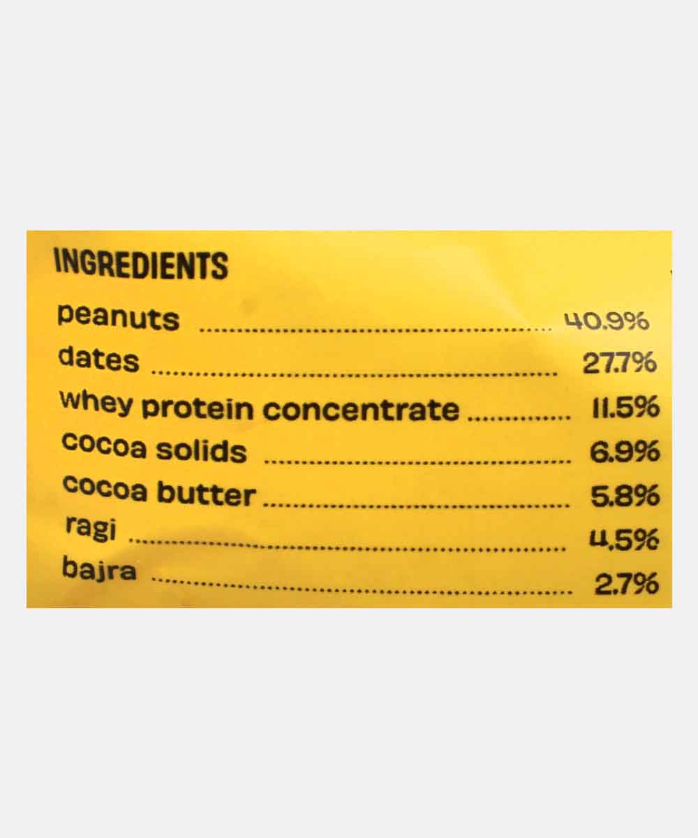The Whole Truth Peanut Millet Cocoa Chocolate 55 Gm