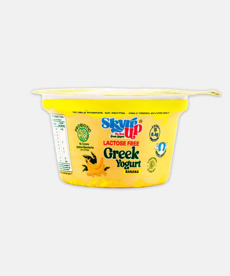 SKYR UP GREEK YOGURT BANANA LACTOSE FREE 85 GM