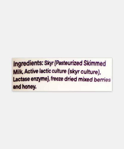Skyr Up Mixed Berries Yogurt 105 Gm