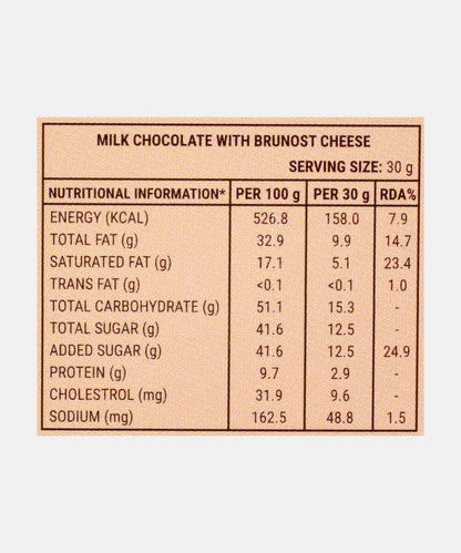 Paul Mike Brunost Cheese Milk Chocolate 68 Gm