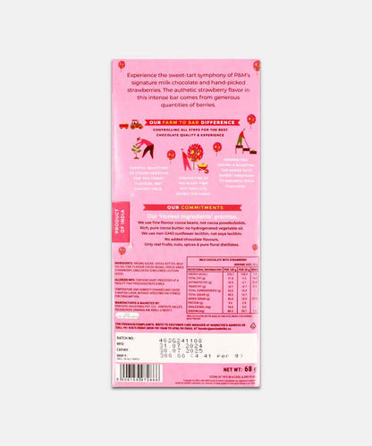 Paul Mike Strawberry Fine Milk Chocolate 68 Gm