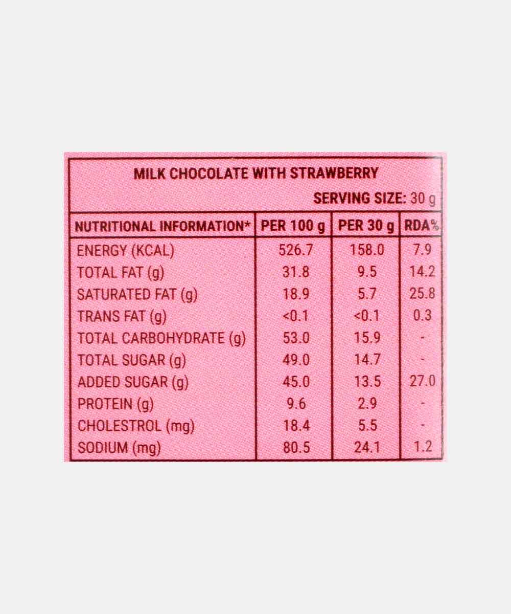 Paul Mike Strawberry Fine Milk Chocolate 68 Gm