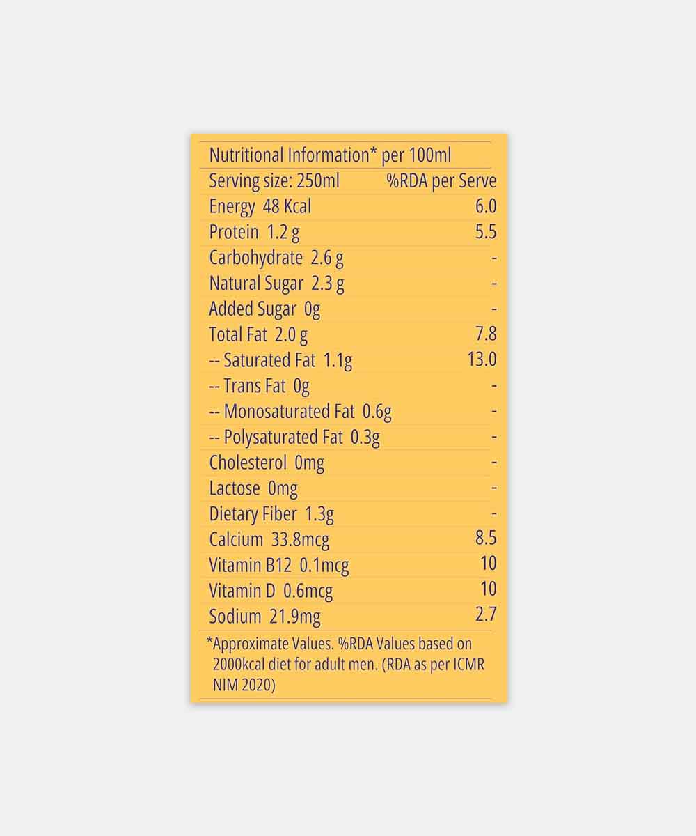 Maiva Sugar Free Mango Almond Milk 250 Ml