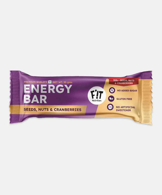 Fit Nutrition Seeds Nuts & Cranberry Energy Bar 35 Gm