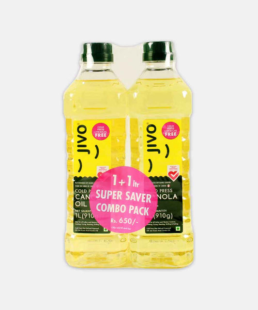 Jivo Canola Oil 1Lt+1Lt Combo 1.820 Kg