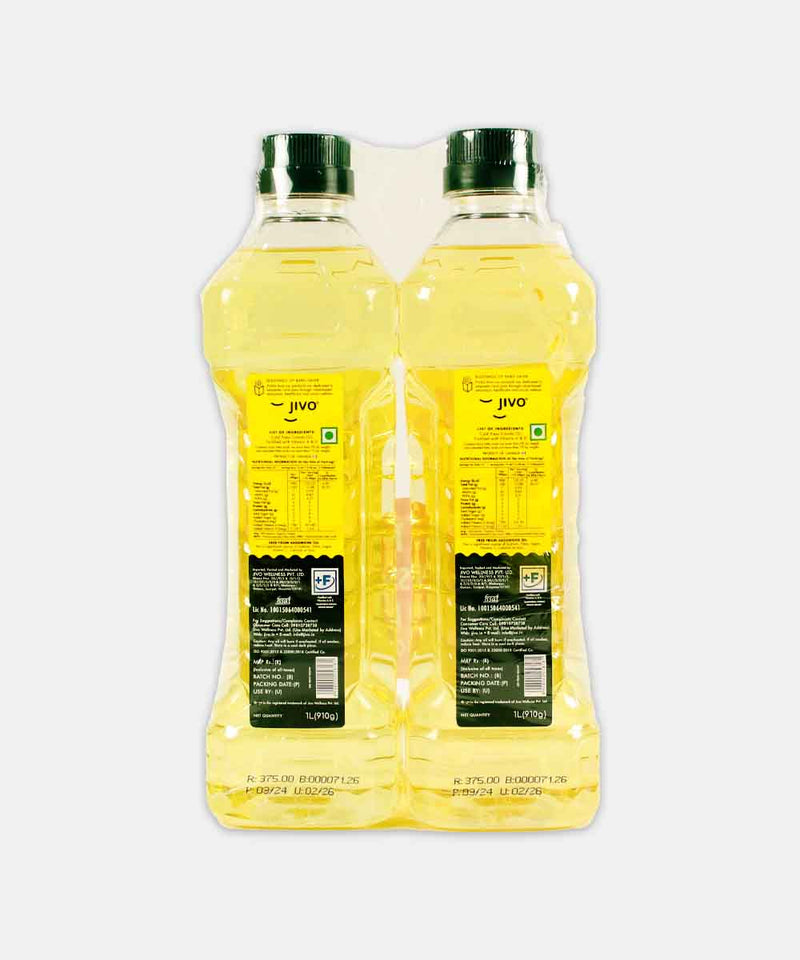 jivo canola oil 1lt+1lt combo 1.820