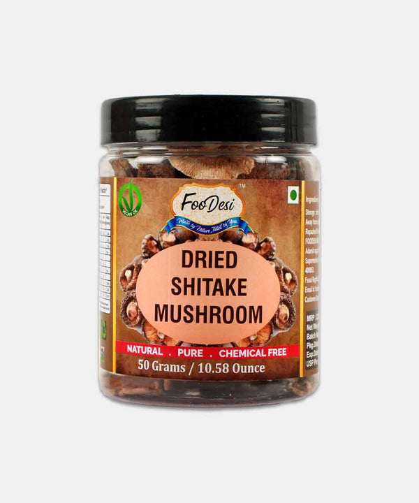 FOODESI DRIED SHITAKE MUSHROOM 50 GM