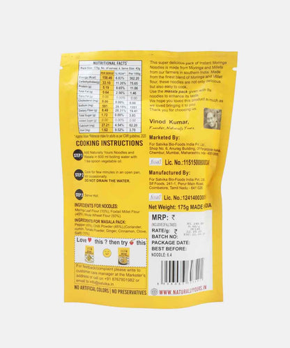 Naturally Yours Instant Moringa Noodles 175 Gm