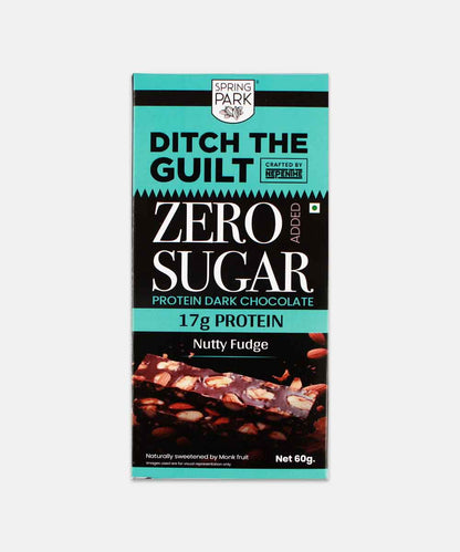 Ditch The Guilt Zero Sugar Protien Nutty Fudge 60 Gm