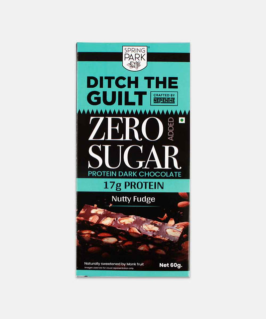 Ditch The Guilt Zero Sugar Protien Nutty Fudge 60 Gm
