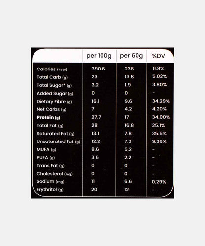 Ditch The Guilt Zero Sugar Protien Nutty Fudge 60 Gm