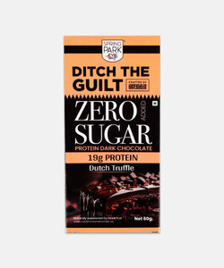 DITCH THE GUILT ZERO SUGAR WAYANAD COCOA CHOCOLATE 40 GM