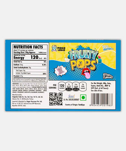 Poko Loko Fruity Pops Jelly Candy 90 Gm
