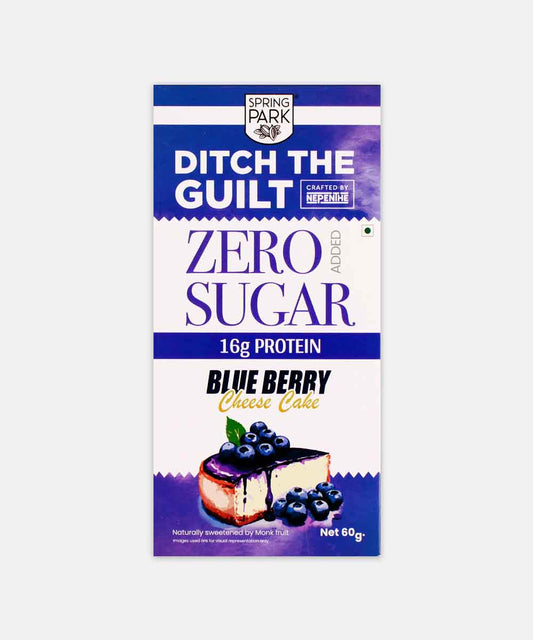 Ditch The Guilt Zero Sugar Blue Berry Cheese Cake Chocolate 60 Gm