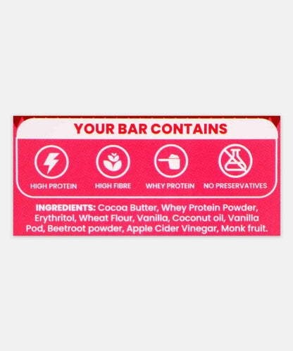 Ditch The Guilt Zero Sugar Red Velvet Cheese Cake Chocolate 60 Gm