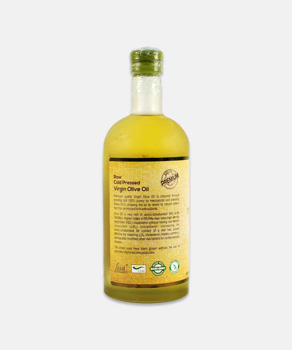 Pure Nutrition Naturals Organic Virgin Olive Raw Cold Pressed Oil 500 Ml