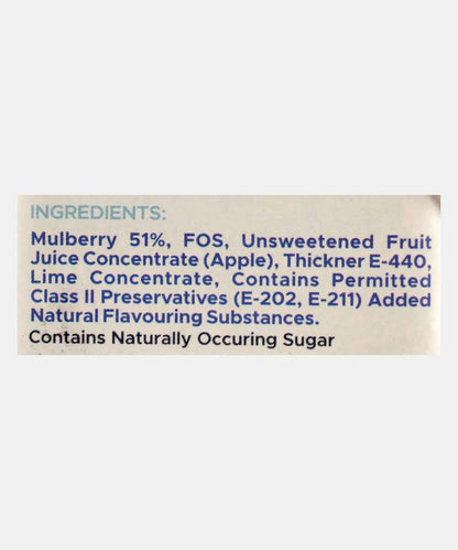 Pure Berrys Mulberry Preserve No Added Sugar Jam 350 Gm
