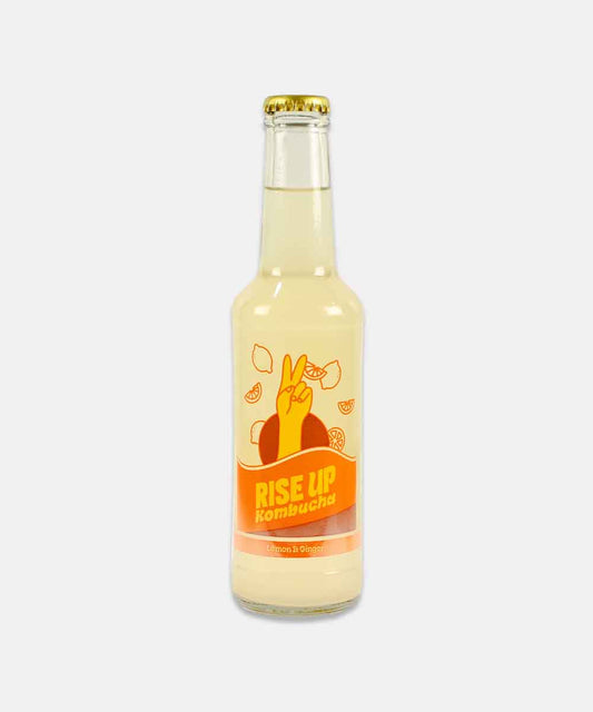 Rise Up Kombucha Lemon & Ginger 275 Ml