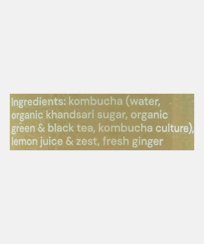 Rise Up Kombucha Lemon & Ginger 275 Ml