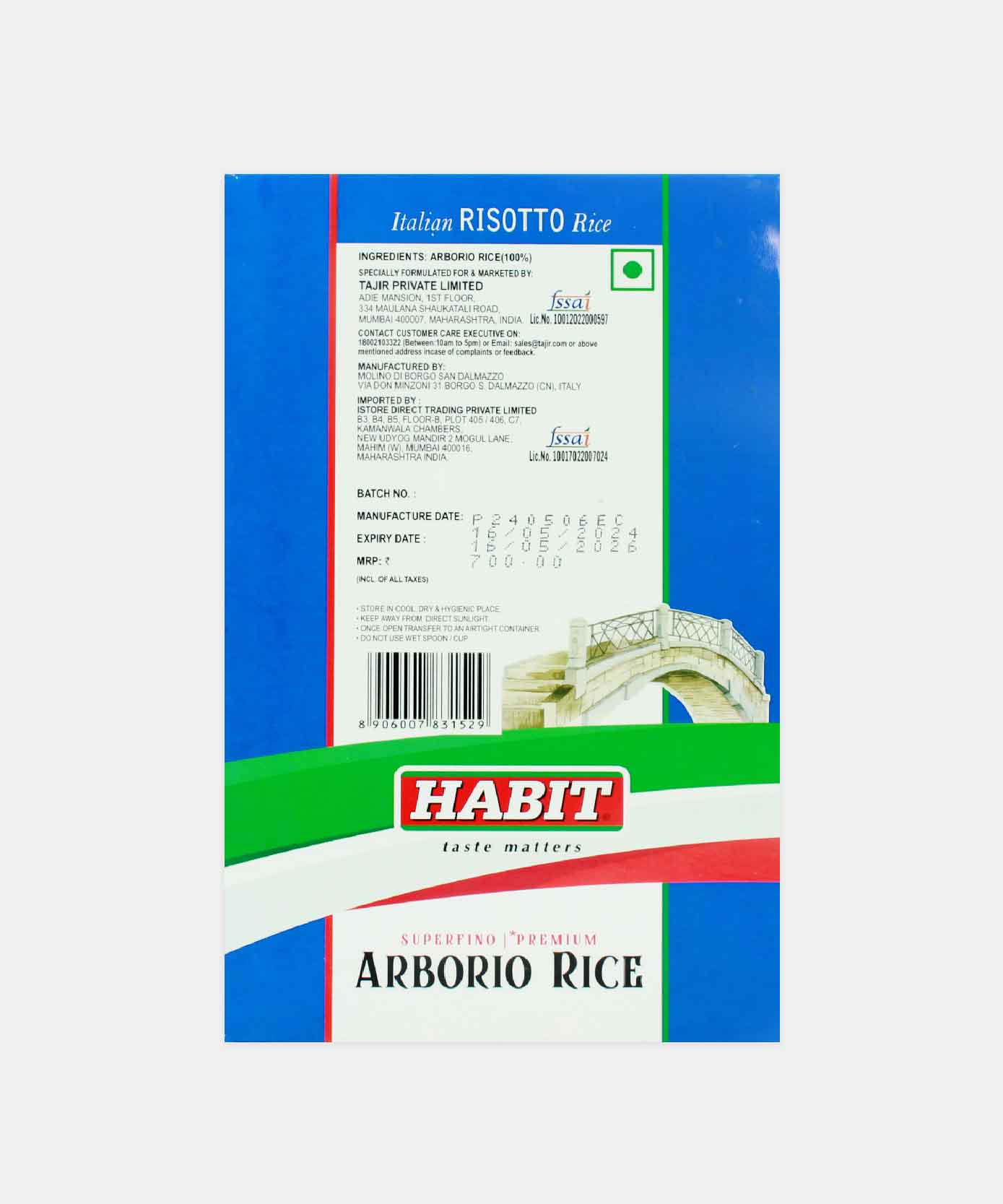 Habit Arborio Rice 1 Kg