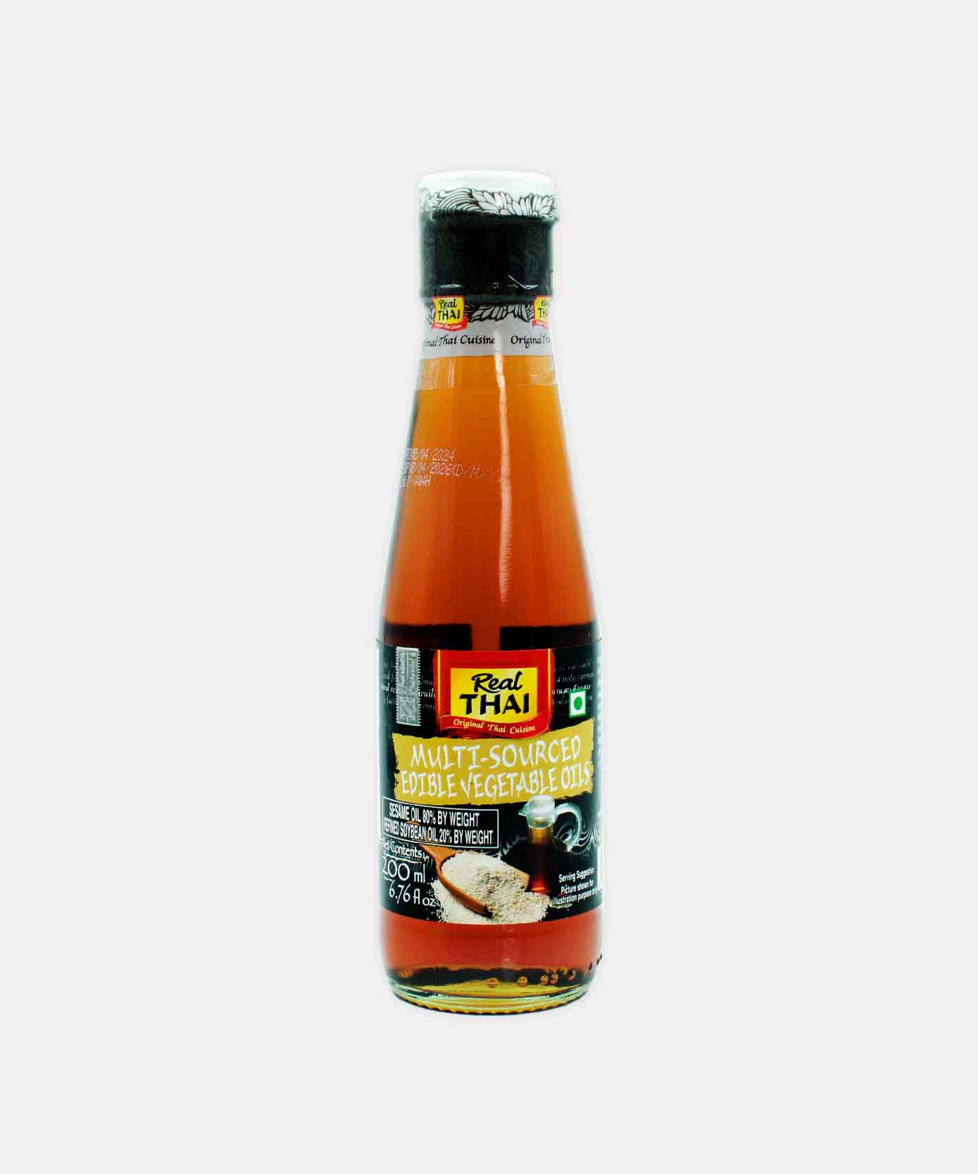Real Thai Multi-Sourced Edible Vegetable Oils 180 Gm