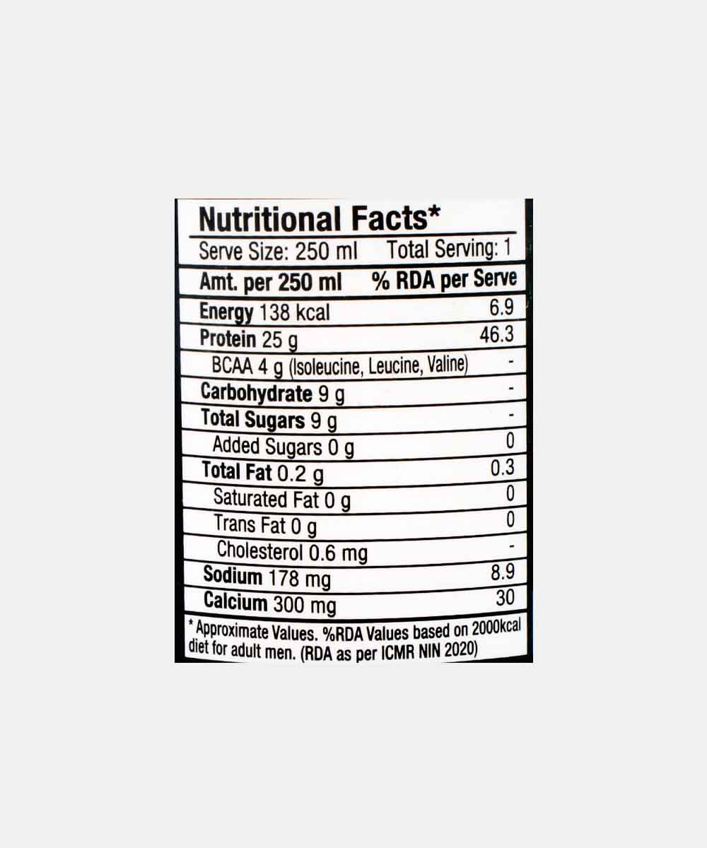 Epigamia Turbo 25G Coffee 0 Added Sugar Milkshake 250 Ml