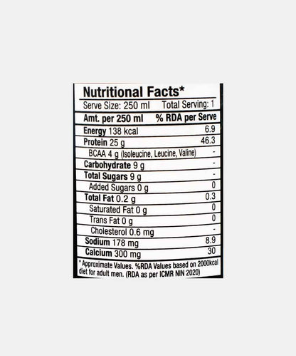 Epigamia Turbo 25G Coffee 0 Added Sugar Milkshake 250 Ml