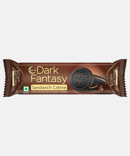 Sunfeast Dark Fantasy Chocolate Sandwich Creme Biscuits 83 Gm