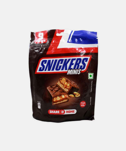 Snickers Minis 9 Treats Chocolates 108 Gm