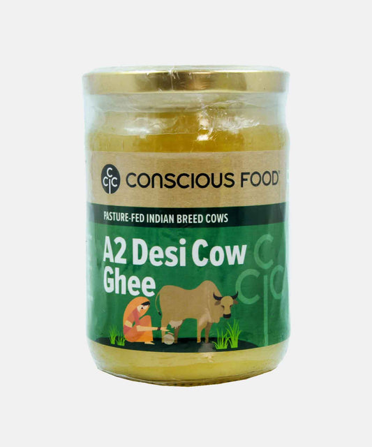 Conscious Food A2 Desi Cow Ghee 500 Ml