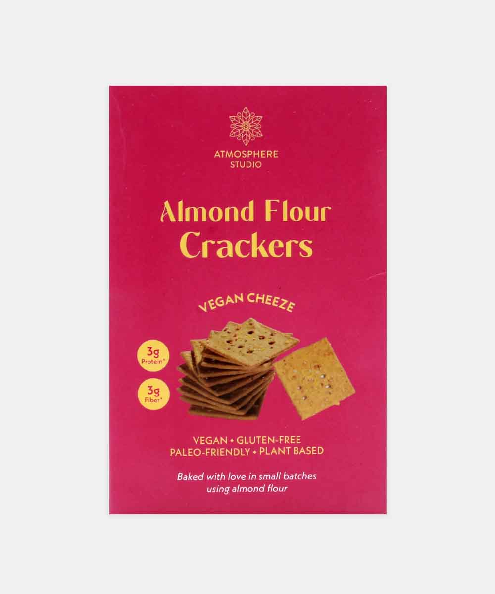 Atmosphere Almond Flour Vegan Cheese Crackers 120 Gm