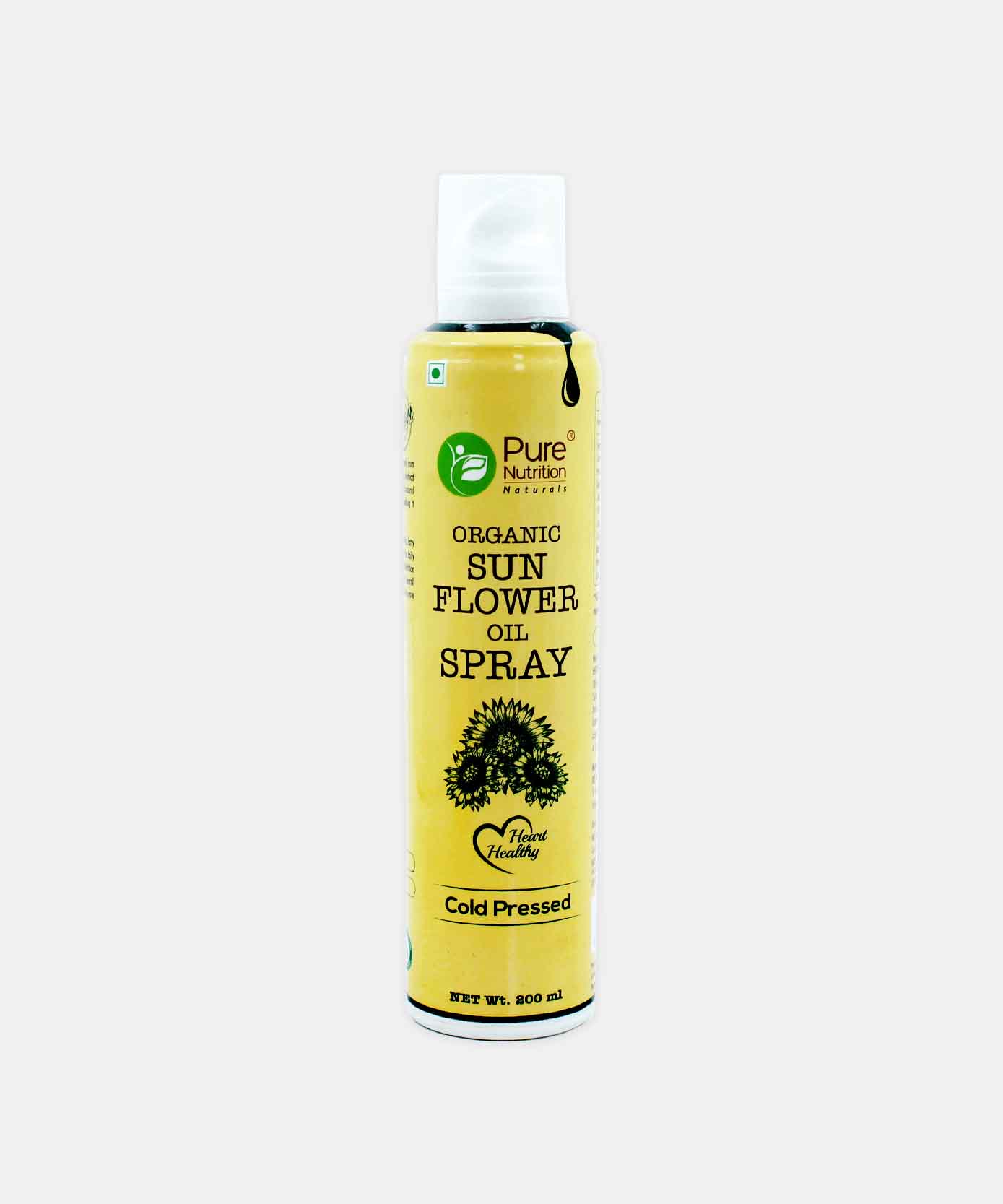 Pure Nutrition Naturals Organic Sun Flower Oil Spray 200 Ml