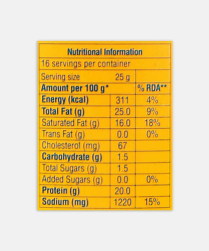 Amul Processed Cheese Tin 400 Gm