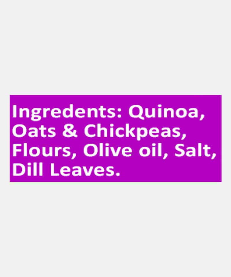 GLUTEN FREE QUINOA & DILL CRACKER 100 GM