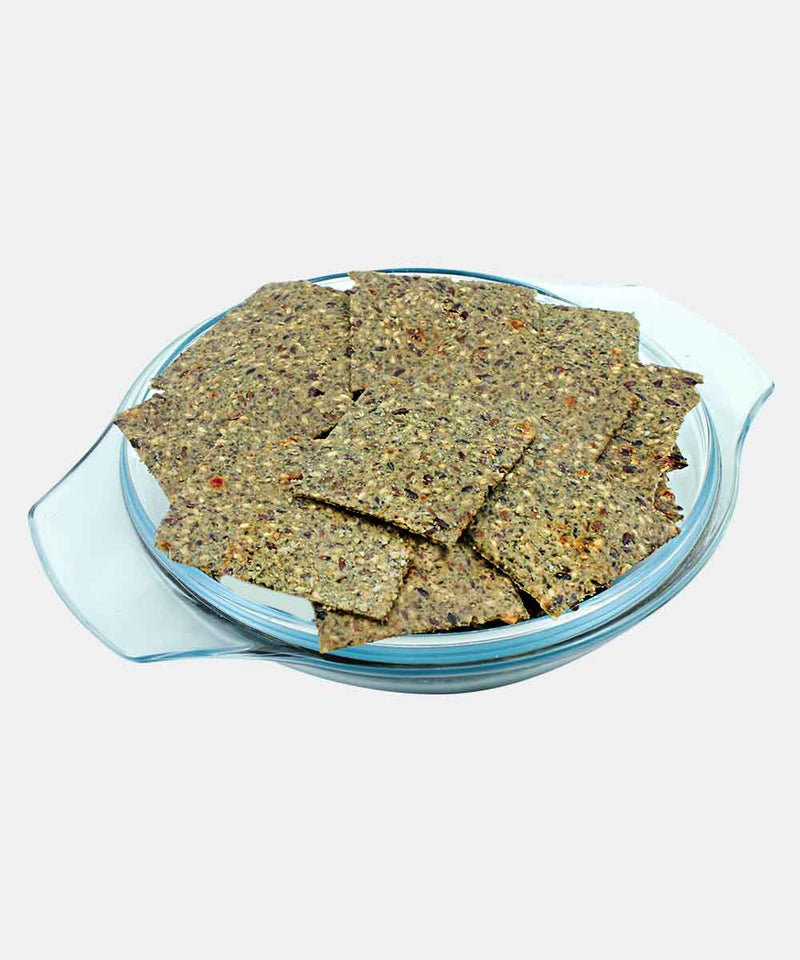 GLUTEN FREE FIVE SEED VEGAN JAIN KETO CRACKER 100 GM
