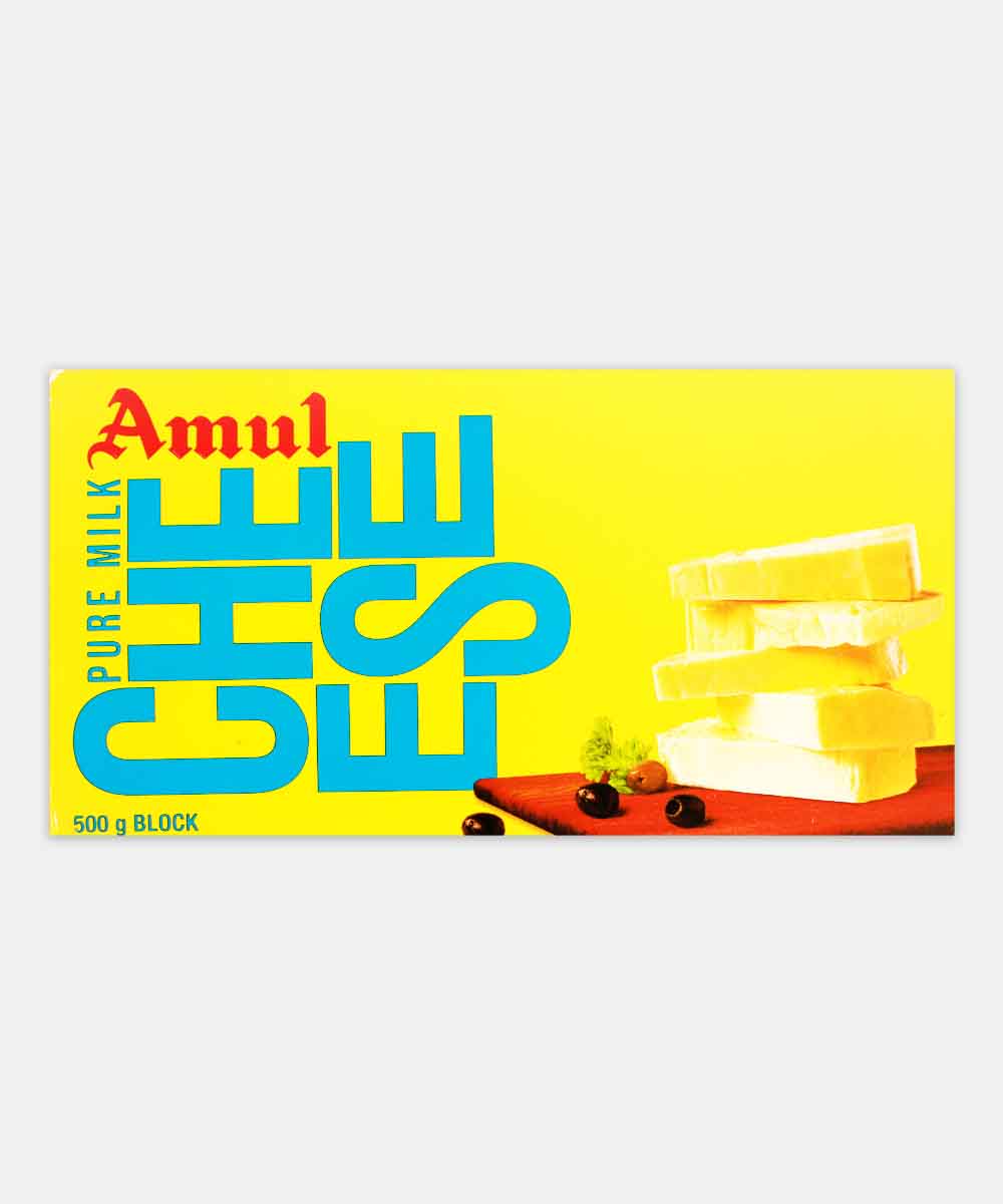 Amul Pure Milk Cheese Block 500 Gm