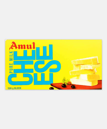 Amul Pure Milk Cheese Block 500 Gm