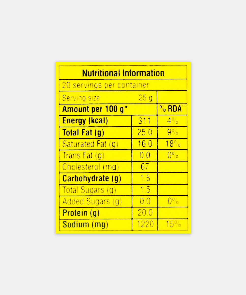 Amul Pure Milk Cheese Block 500 Gm