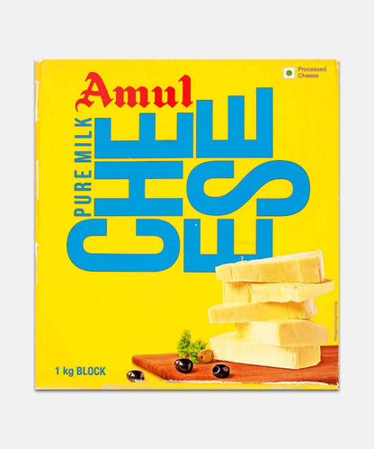 Amul Pure Milk Cheese Block 1 Kg