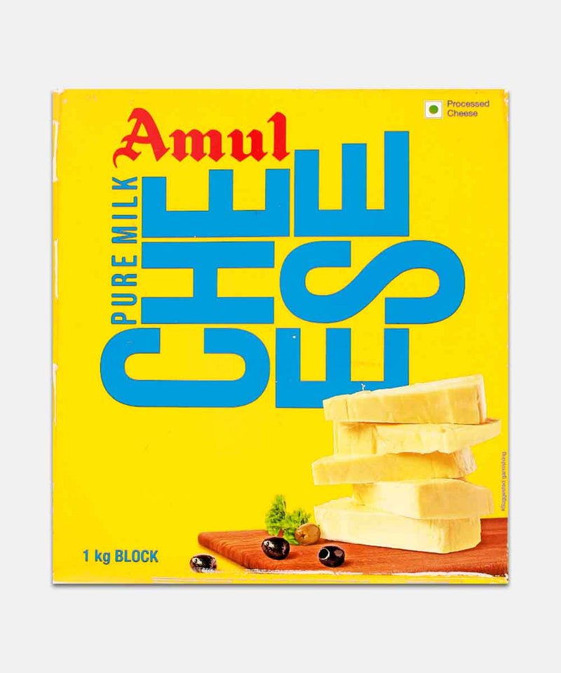 AMUL PURE MILK CHEESE BLOCK 1 KG