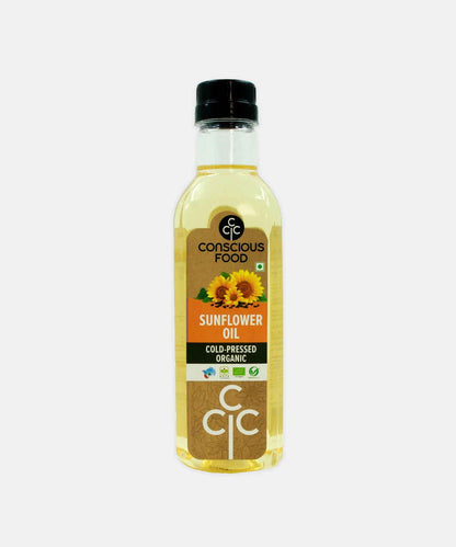 Conscious Food Sunflower Oil Cold - Pressed Organic 500 Ml