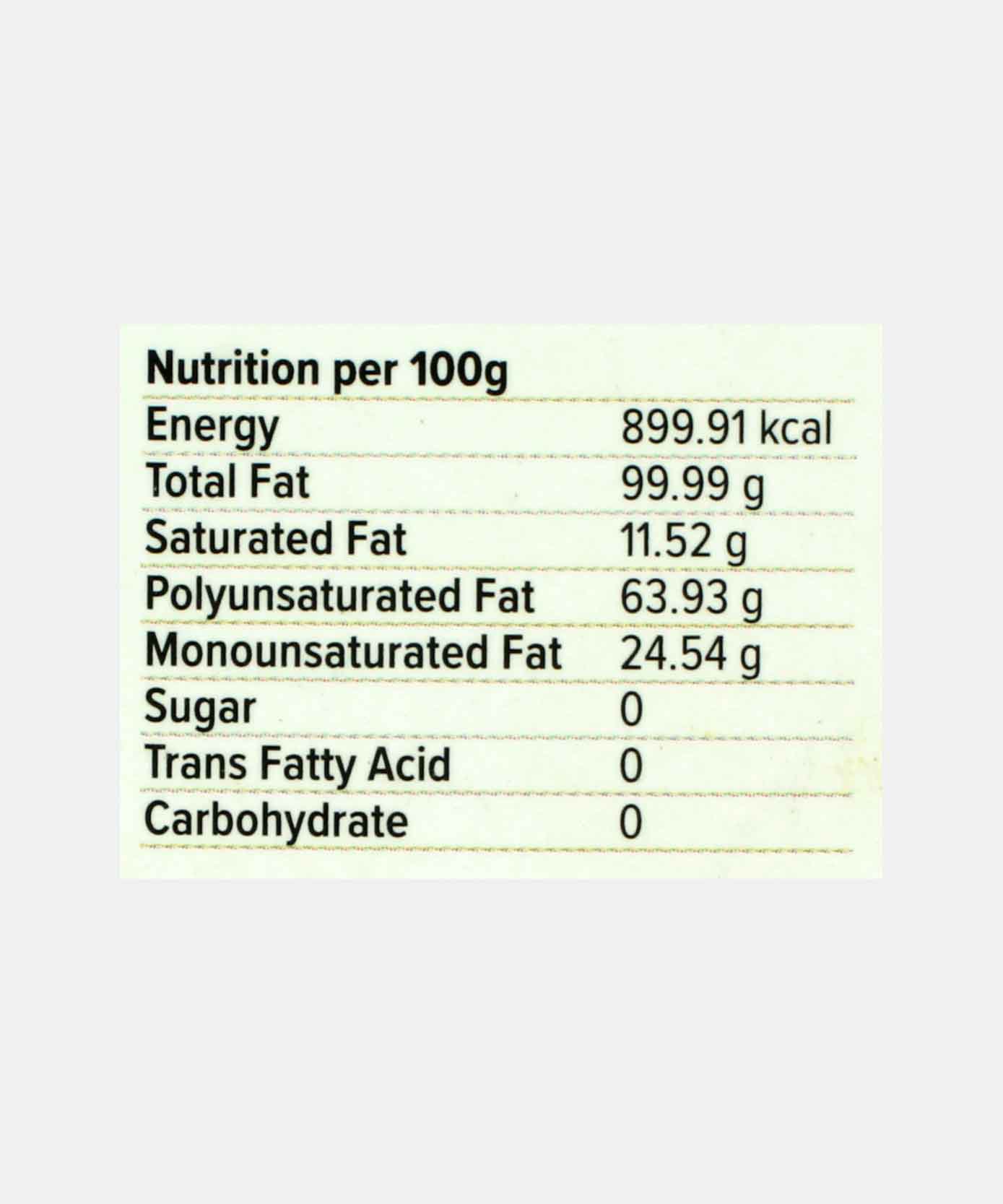 Conscious Food Sunflower Oil Cold - Pressed Organic 500 Ml