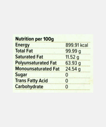 Conscious Food Sunflower Oil Cold - Pressed Organic 500 Ml