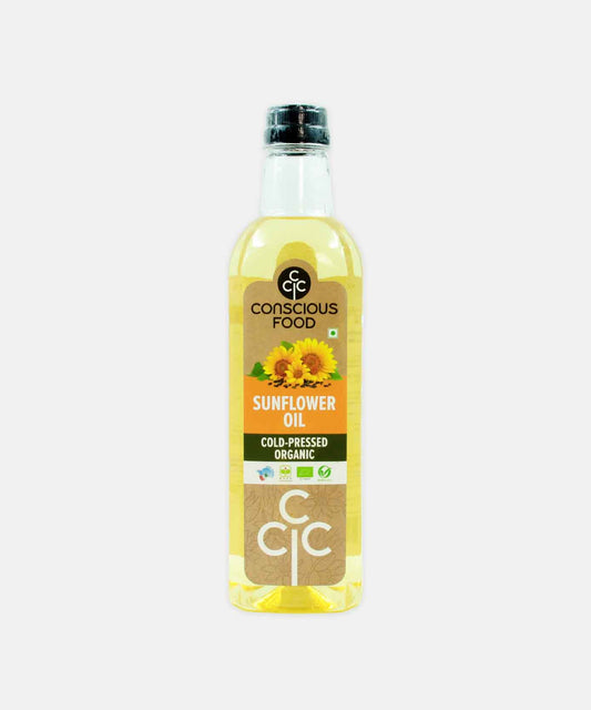 Conscious Food Sunflower Oil Cold - Pressed Organic 1 Lt